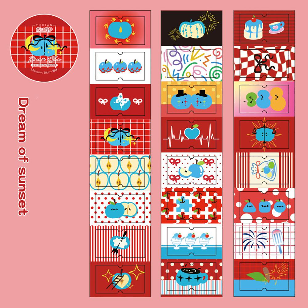 NEW Apple Art DIY Decoration Adhesive Tapes Japanese Desert Journey Washi Tapes Masking Tapes Stickers Stationery
NEW Apple Art DIY Decoration Adhesive Tapes Japanese Desert Journey Washi Tapes Masking Tapes Stickers Stationery