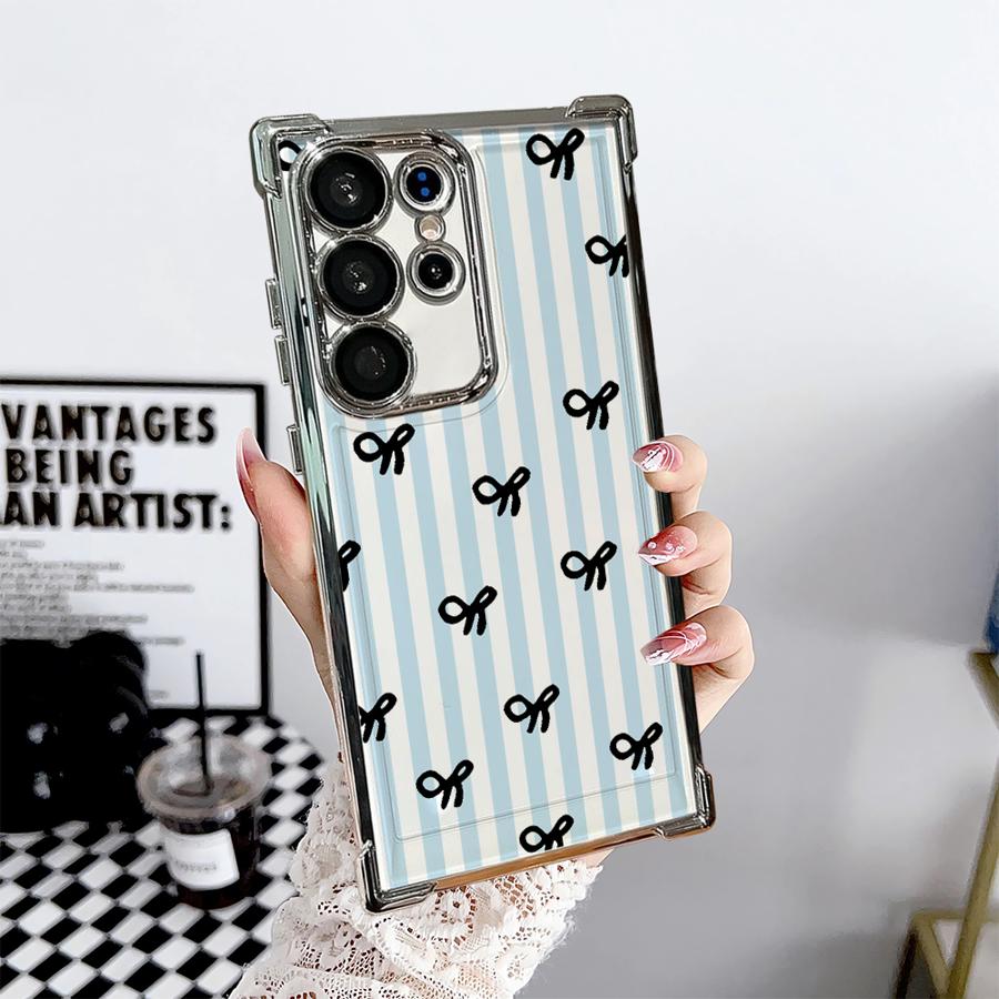 Phone Cover Case for Samsung Galaxy S26 S24 S23 S20 FE S21 Plus S25 Edge S22 Ultra Fashion Striped Bow Galaxy S22+ 5G
Phone Cover Case for Samsung Galaxy S26 S24 S23 S20 FE S21 Plus S25 Edge S22 Ultra Fashion Striped Bow Galaxy S22+ 5G