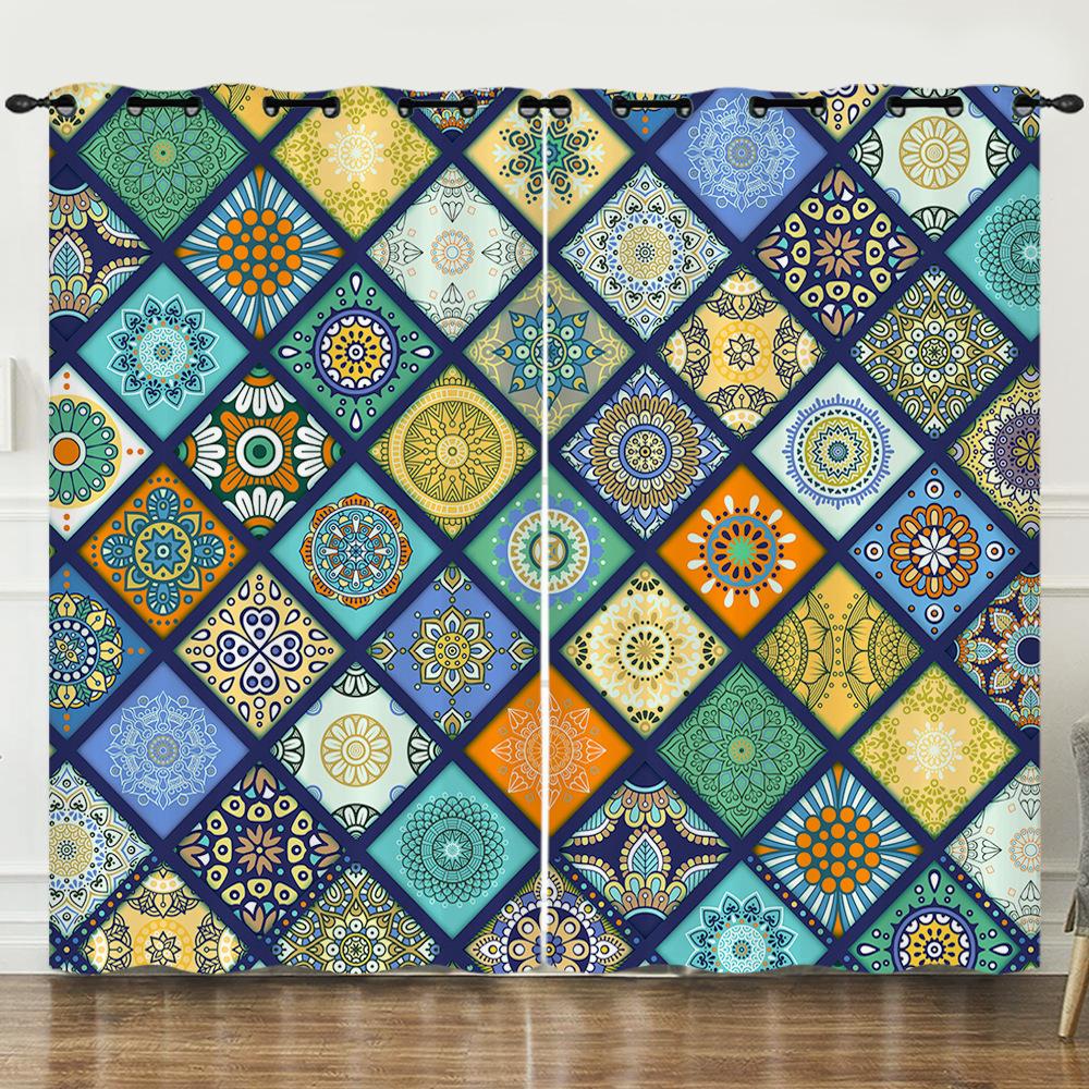 Штора Этнический Стиль 3D Цифровая Печать Светонепроницаемая Штора На Люверсах 97cm*114cm*2
Штора Этнический Стиль 3D Цифровая Печать Светонепроницаемая Штора На Люверсах 97cm*114cm*2