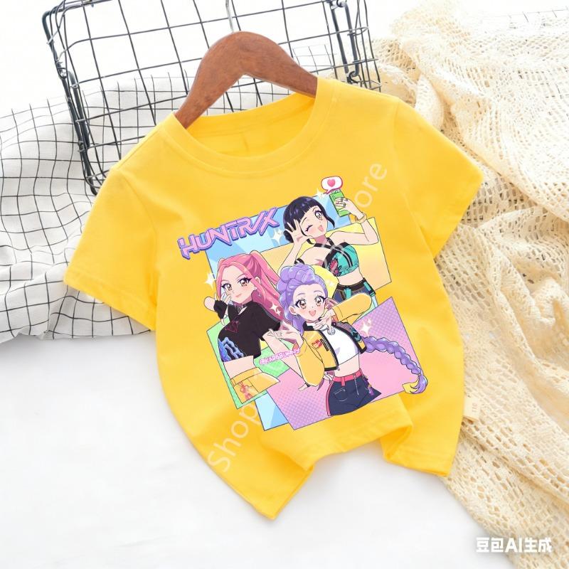 Kpop Demon Hunters Huntrix T-shirt Women Man 2026 Summer Short Sleeve Tee Anime Print Streetwear Casual Tops Kids Clothing Y2k 150
Kpop Demon Hunters Huntrix T-shirt Women Man 2026 Summer Short Sleeve Tee Anime Print Streetwear Casual Tops Kids Clothing Y2k 150