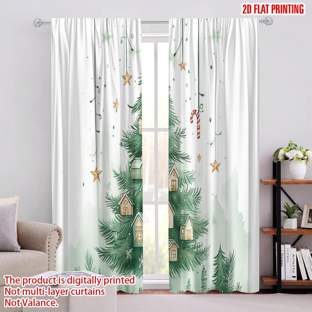 2pcs,2D plane printing Curtains Christmas Tree Village Stars (2) Versatile Fabric (without rod) Festive Ldeal for Living Room, 52.50 × 116.00 cm 2 pcs
2pcs,2D plane printing Curtains Christmas Tree Village Stars (2) Versatile Fabric (without rod) Festive Ldeal for Living Room, 52.50 × 116.00 cm 2 pcs