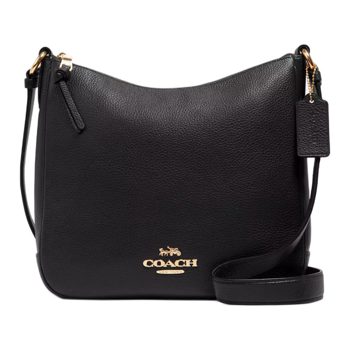Coach Ellie 26 Metallic Logo Zip Closure Refined Pebble Leather Tote Shoulder Crossbody Bag Medium Women bags Black CU960-IMBLK Basic Set (Bag+Dust Bag)
Coach Ellie 26 Metallic Logo Zip Closure Refined Pebble Leather Tote Shoulder Crossbody Bag Medium Women bags Black CU960-IMBLK Basic Set (Bag+Dust Bag)