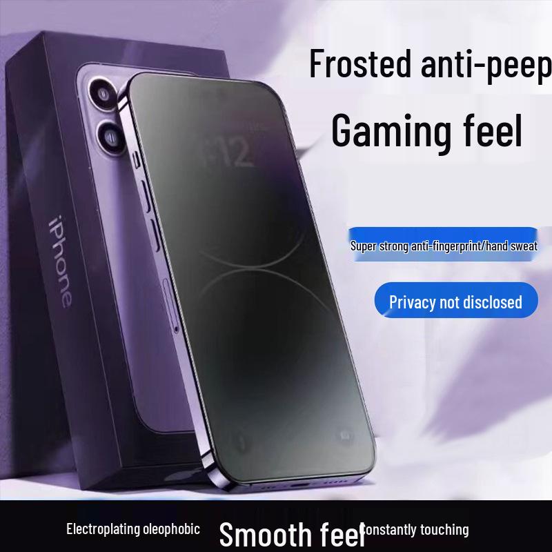 Apple iPhone 12/14/15 Frosted Anti-Peep Tempered Glass Screen Protector for Esports & Gaming iPhone 14 Plus
Apple iPhone 12/14/15 Frosted Anti-Peep Tempered Glass Screen Protector for Esports & Gaming iPhone 14 Plus