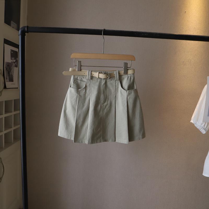 Bi Zheng 2025 Summer Korean Pleated High-Waist A-line Skirt XL хакі
Bi Zheng 2025 Summer Korean Pleated High-Waist A-line Skirt XL хакі