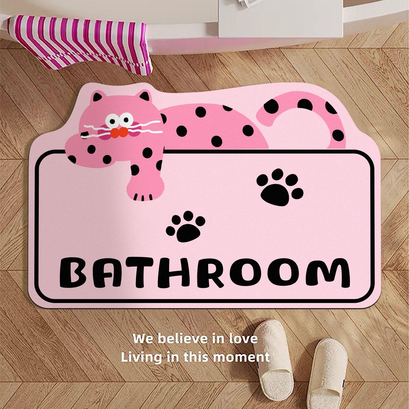Cartoon bathroom diatom mud floor mat, bathroom quick-drying floor mat, water-absorbing and dirt-resistant household 40X60cm 15.7X23.6in
Cartoon bathroom diatom mud floor mat, bathroom quick-drying floor mat, water-absorbing and dirt-resistant household 40X60cm 15.7X23.6in