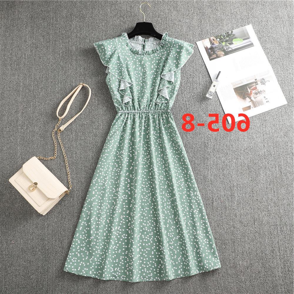 Dress summer new women s clothing polka dot chiffon skirt loose and versatile temperament medium and long dress XL
Dress summer new women s clothing polka dot chiffon skirt loose and versatile temperament medium and long dress XL