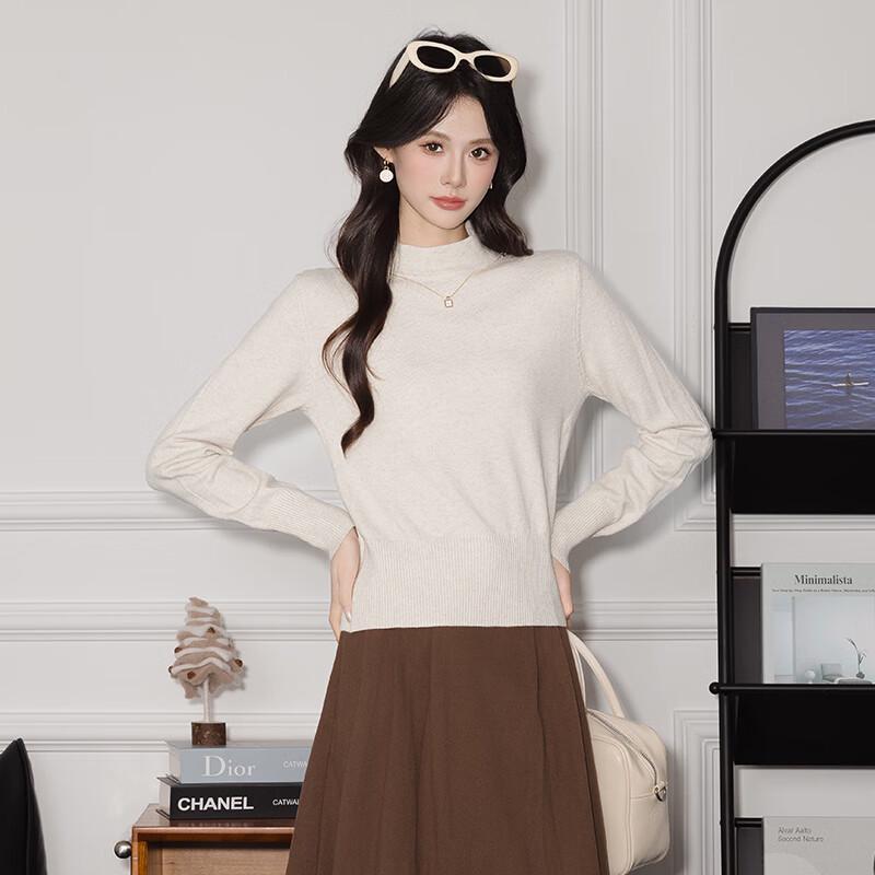 Tluoman Women s Stylish Mock Neck Knit Sweater One Size
Tluoman Women s Stylish Mock Neck Knit Sweater One Size