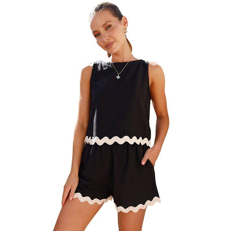 High Waist Vest Fashion Wave Details Casual Shorts Black P2 S code fits (45.00 kg-55.00 kg
High Waist Vest Fashion Wave Details Casual Shorts Black P2 S code fits (45.00 kg-55.00 kg