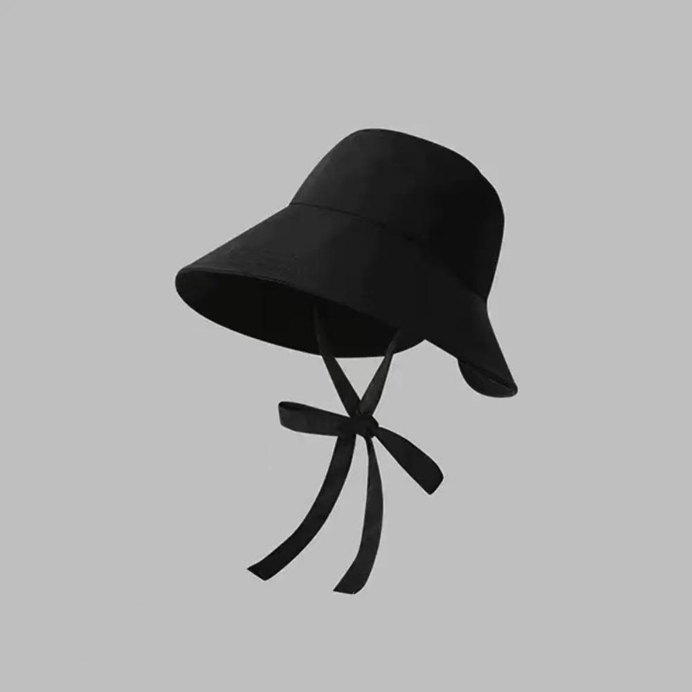 Casual Lace-up Fisherman Hat Lightweight Windbreak Sunshade Hat Solid Color Basin Hat Women чорний
Casual Lace-up Fisherman Hat Lightweight Windbreak Sunshade Hat Solid Color Basin Hat Women чорний