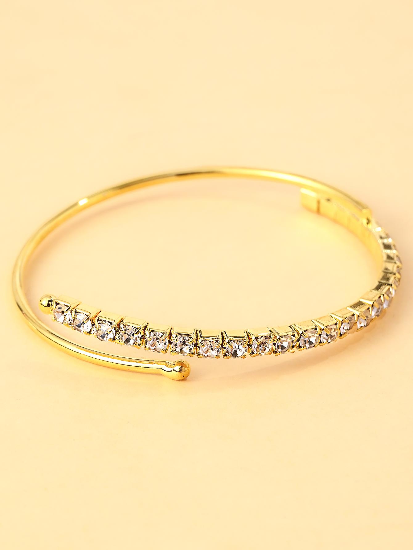 Stonefans Luxury Stylish Gold Adjustable Rhinestones Bracelet Ultra-flash Hand Jewelry Accessorie For Women Daily Appointments
Stonefans Luxury Stylish Gold Adjustable Rhinestones Bracelet Ultra-flash Hand Jewelry Accessorie For Women Daily Appointments