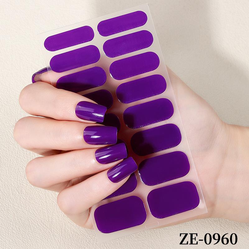 Waterproof Solid Color Nail Polish Stickers - Simple Japanese & Korean Style for Kids & Pregnant Women
Waterproof Solid Color Nail Polish Stickers - Simple Japanese & Korean Style for Kids & Pregnant Women