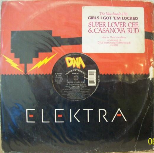 12inch Record SUPER LOVER CEE & CASANOVA RUD - Girls I Got Em Locked 066752 Elektra, DNA In 1988 US Rap & Hip-Hop/R&B Used
12inch Record SUPER LOVER CEE & CASANOVA RUD - Girls I Got Em Locked 066752 Elektra, DNA In 1988 US Rap & Hip-Hop/R&B Used