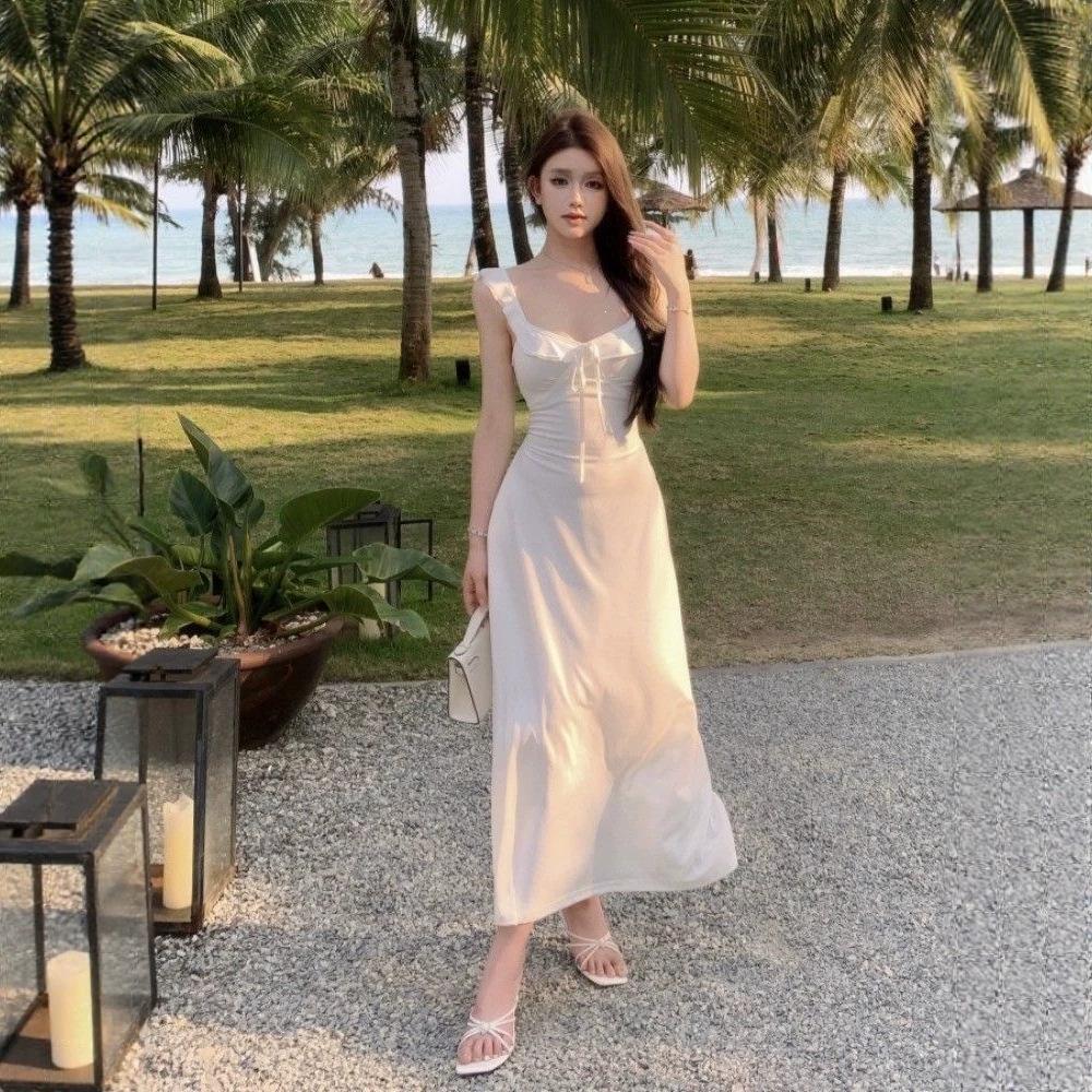 Elegant White Spaghetti Strap Backless Dress for Women - Summer 2026 Beach Shoot, Fairy-Style, Beautiful Long Gown Extra Large вино красного
Elegant White Spaghetti Strap Backless Dress for Women - Summer 2026 Beach Shoot, Fairy-Style, Beautiful Long Gown Extra Large вино красного