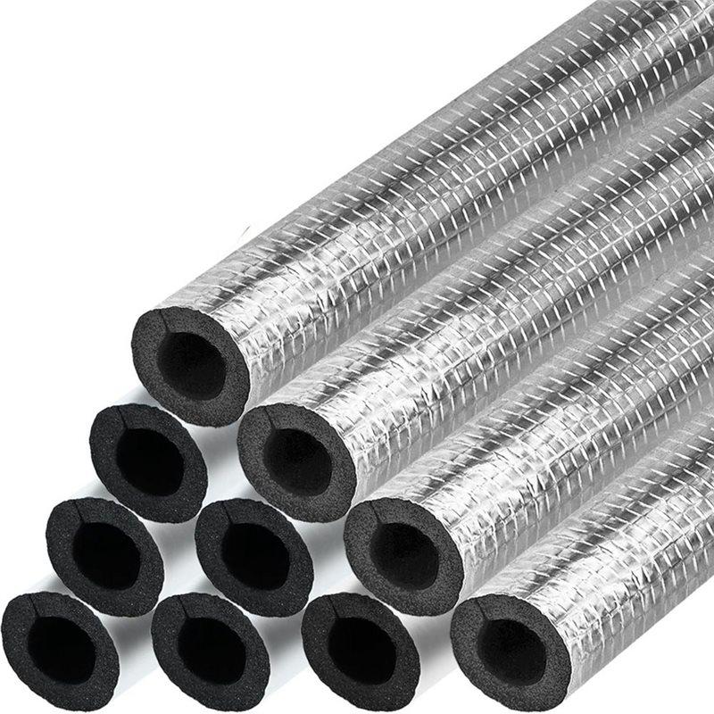 ABMH-Aluminum Foil For Spigot Pipe Insulation Foam Tube 10 Pcs Self-Adhesive Insulation Foam Roll Cover
ABMH-Aluminum Foil For Spigot Pipe Insulation Foam Tube 10 Pcs Self-Adhesive Insulation Foam Roll Cover