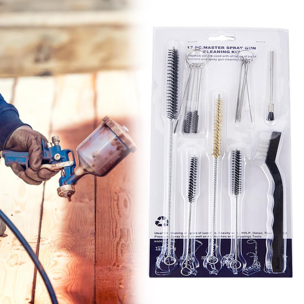 21Pcs Airbrush Paint Spray Gun Nozzle Tip Cleaner Brush Multi-Functional Nylon Brush Spray Lance Cleaning Kit Needle Brush China Mainland
21Pcs Airbrush Paint Spray Gun Nozzle Tip Cleaner Brush Multi-Functional Nylon Brush Spray Lance Cleaning Kit Needle Brush China Mainland