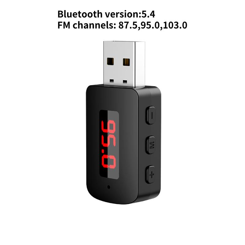 Mini USB Bluetooth 5.4 FM-передавач Адаптер з мікрофоном Handsfree Дзвінок Автомобільний комплект Автоматичний світлодіодний дисплей Аудіо музичний приймач
Mini USB Bluetooth 5.4 FM-передавач Адаптер з мікрофоном Handsfree Дзвінок Автомобільний комплект Автоматичний світлодіодний дисплей Аудіо музичний приймач