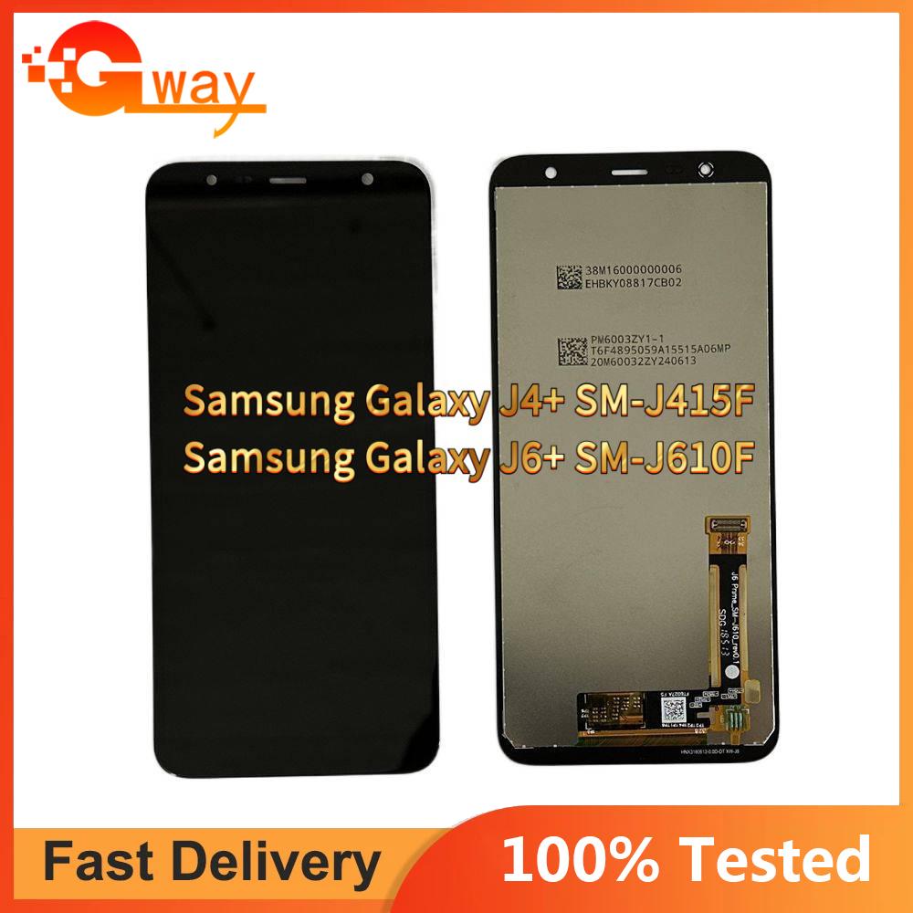 Полная сборка LCD-экрана и сенсорного стекла для Samsung Galaxy J4+ J4 PLUS J6 PLUS SM-J415F
Полная сборка LCD-экрана и сенсорного стекла для Samsung Galaxy J4+ J4 PLUS J6 PLUS SM-J415F