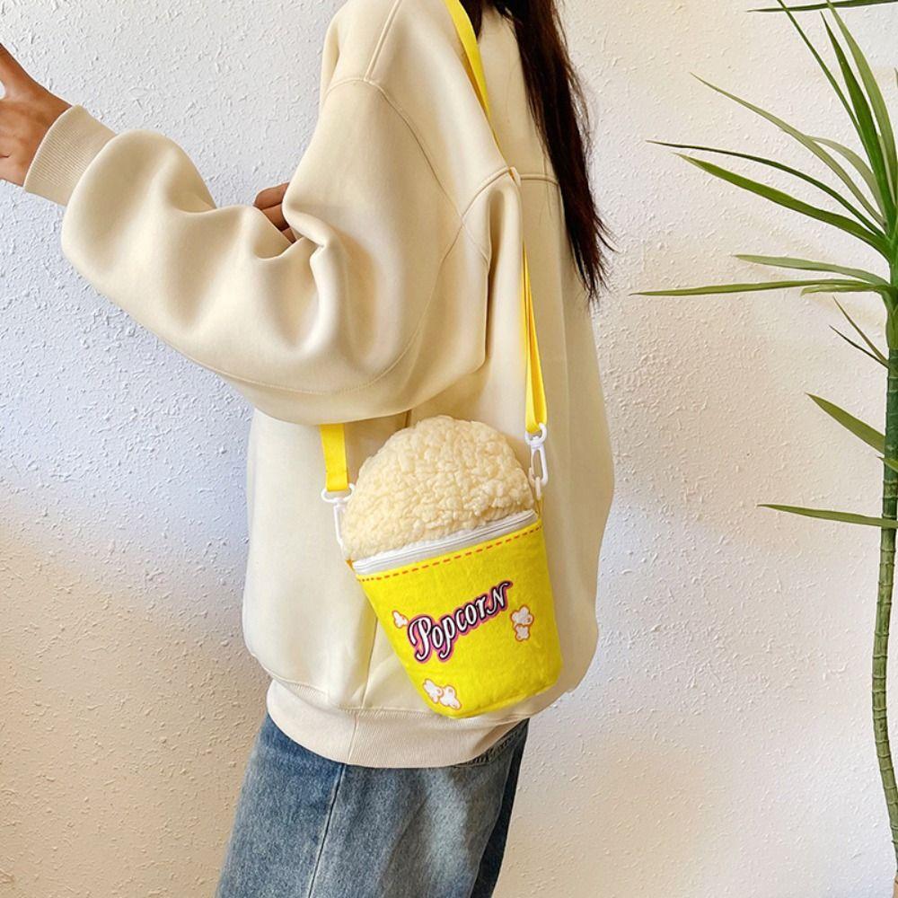 Мягкая сумка через плечо Popcorn, индивидуальная креативная сумка-ведро, мультяшная сумка через плечо Popcorn, уличная сумка красный
Мягкая сумка через плечо Popcorn, индивидуальная креативная сумка-ведро, мультяшная сумка через плечо Popcorn, уличная сумка красный