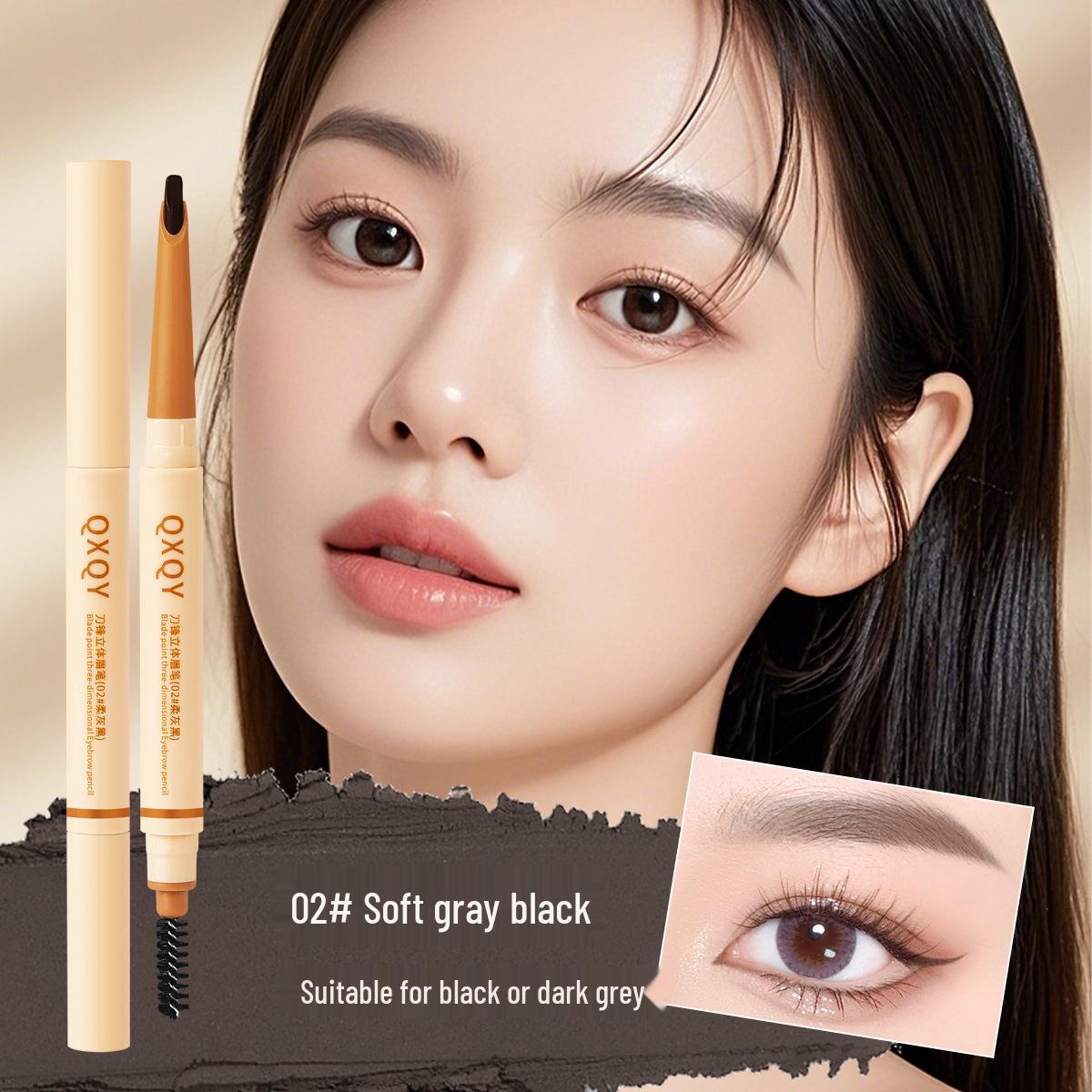 QXQY Blade 3D Ultra-Fine Eyebrow Pencil: Long-lasting, smudge-proof for distinct, silky-matte, three-dimensional brows. 300mg
QXQY Blade 3D Ultra-Fine Eyebrow Pencil: Long-lasting, smudge-proof for distinct, silky-matte, three-dimensional brows. 300mg