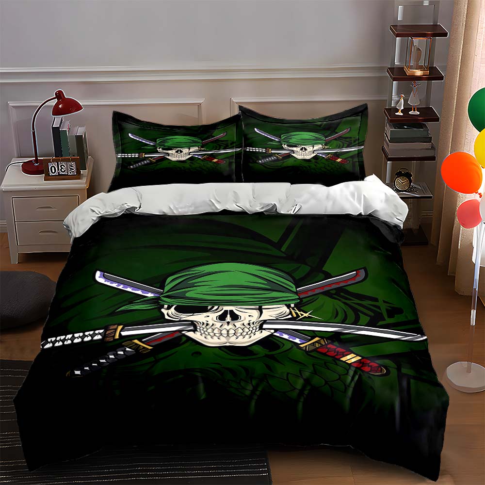 Skull, swords, green. Bedding Duvet cover sets Duvet covers Pillowcases gifts (1 * Duvet Cover 2 * Pillowcases, without duvet insert) 135x200cm
Skull, swords, green. Bedding Duvet cover sets Duvet covers Pillowcases gifts (1 * Duvet Cover 2 * Pillowcases, without duvet insert) 135x200cm