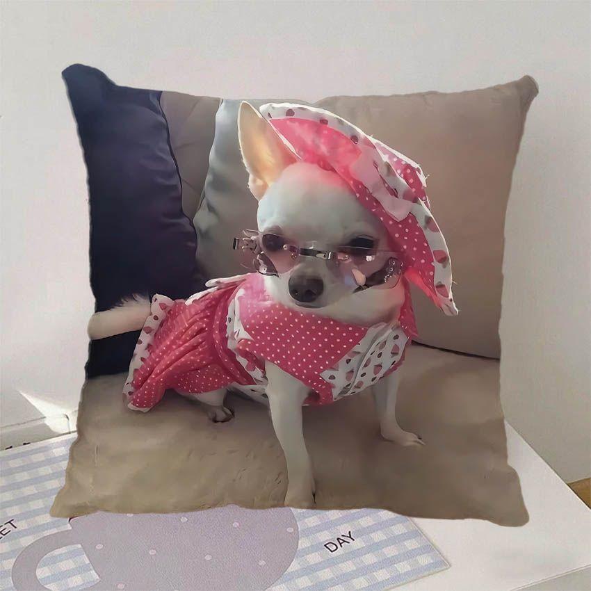 Chihuahua Abstract Funny Pillow Cover Cute Pet Design Sofa Cushion Cover 45cmx45cm
Chihuahua Abstract Funny Pillow Cover Cute Pet Design Sofa Cushion Cover 45cmx45cm