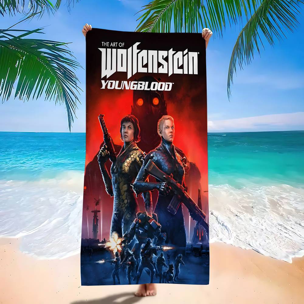Wolfenstein game Anime Beach Swimming Towel Soft Absorbent Washcloth Children s Gifts for Kids Travel Camping Gym W40*H60(CM)
Wolfenstein game Anime Beach Swimming Towel Soft Absorbent Washcloth Children s Gifts for Kids Travel Camping Gym W40*H60(CM)