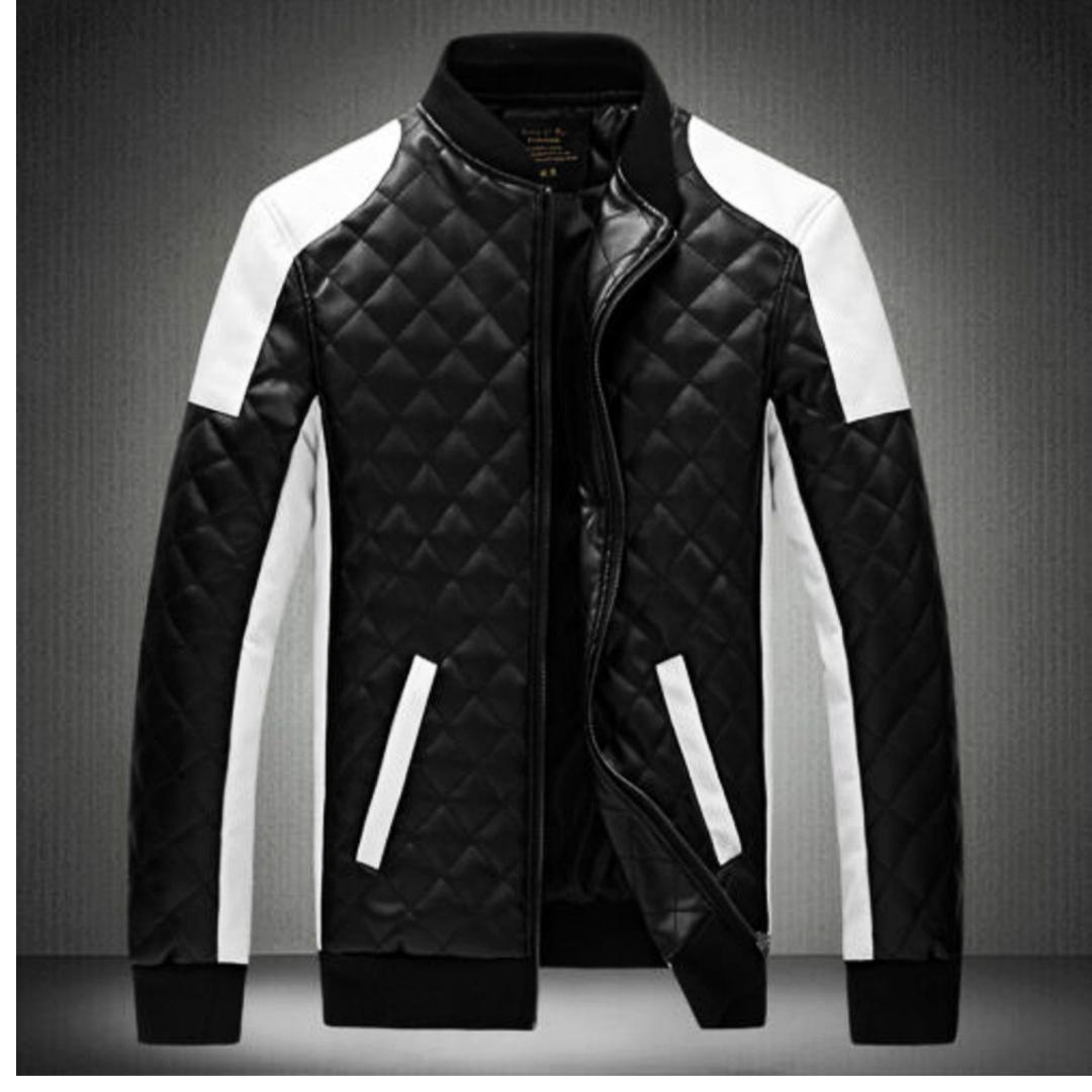NOORA Men s Real Leather Colour Block Jacket ST0100 XXL чорний/білий
NOORA Men s Real Leather Colour Block Jacket ST0100 XXL чорний/білий
