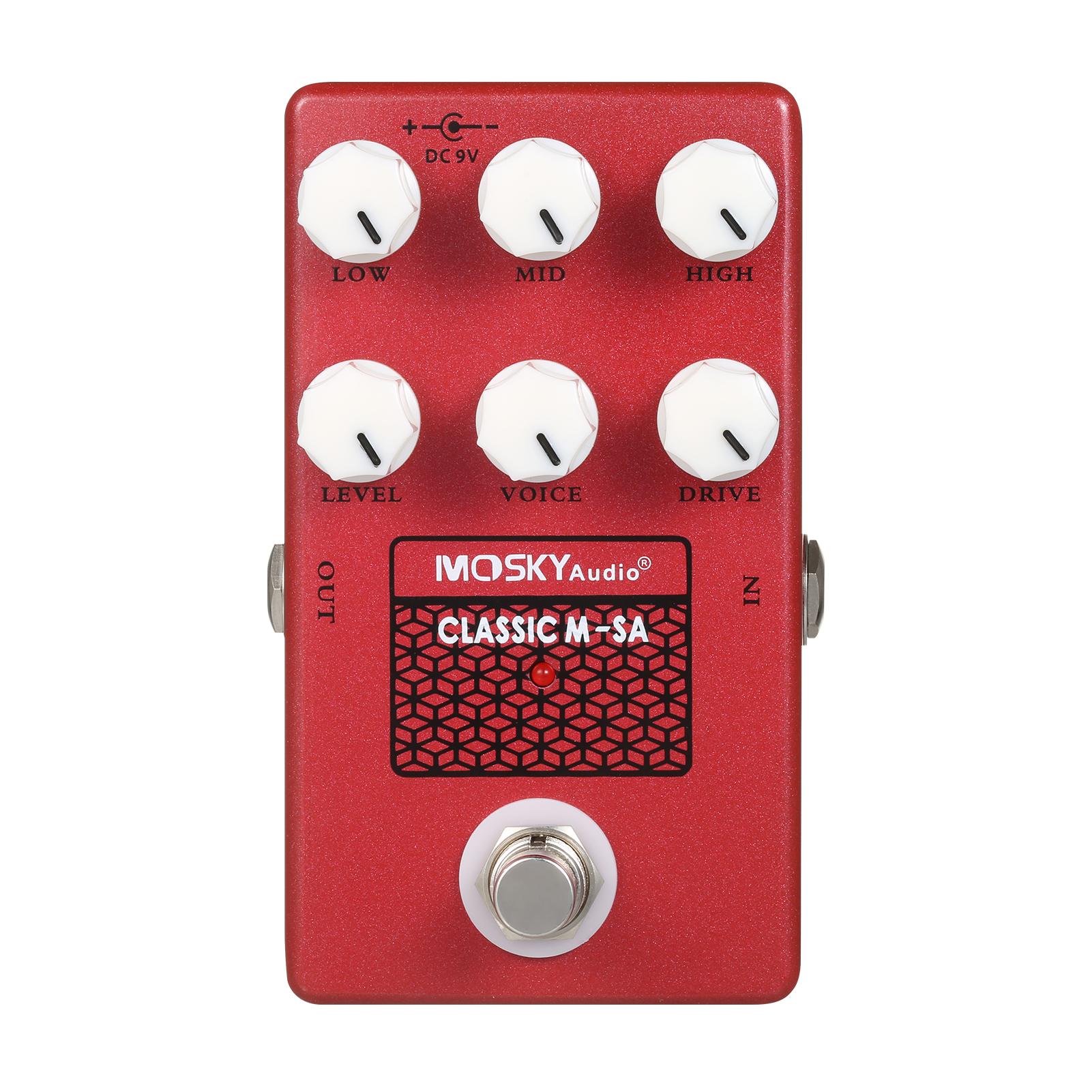 Moskyaudio M-Sa Speaker Simulation Guitar Tuner Pedal Drive Voice Control Effect Pedal with Low High Mid Level Adjustment красный
Moskyaudio M-Sa Speaker Simulation Guitar Tuner Pedal Drive Voice Control Effect Pedal with Low High Mid Level Adjustment красный