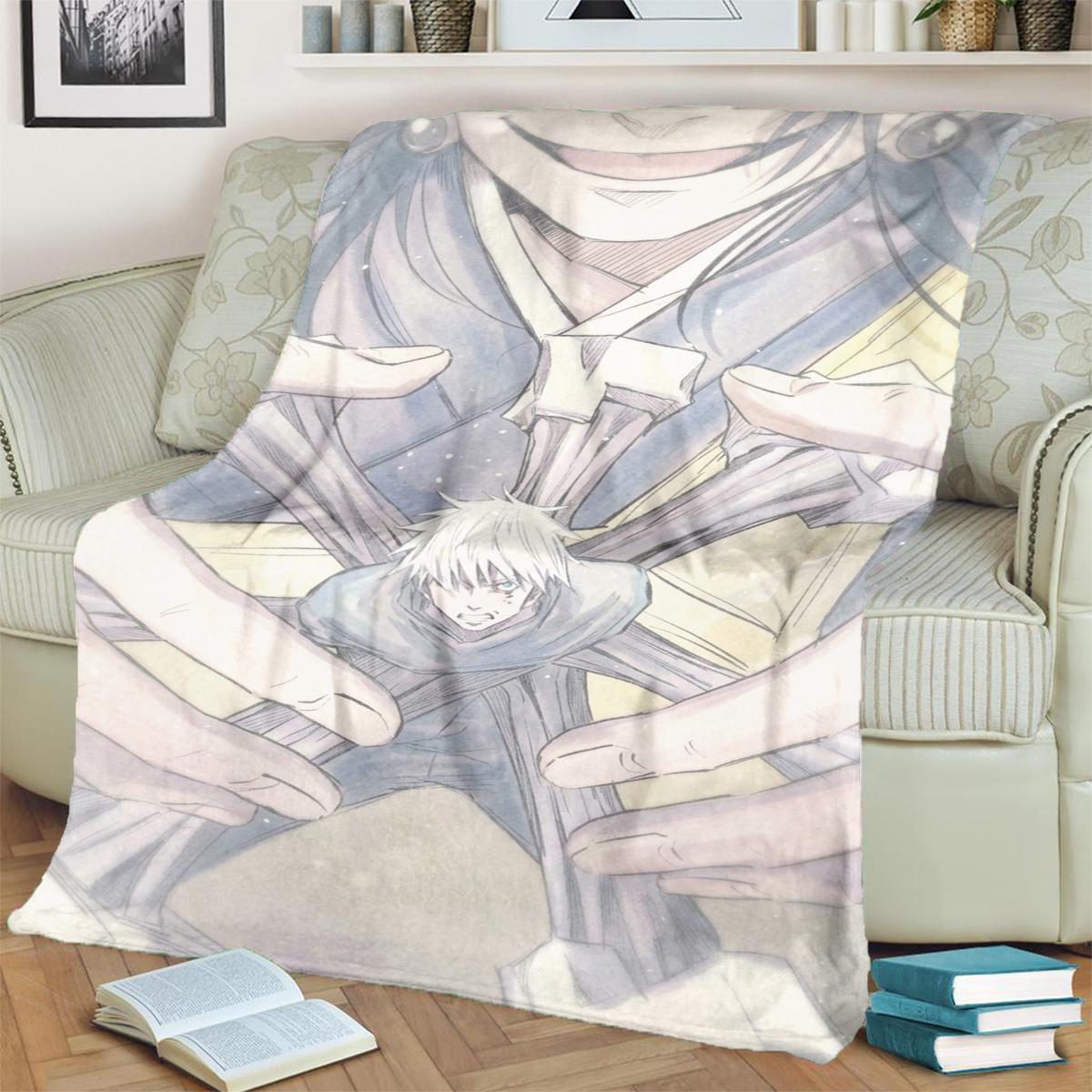 Jujutsu Kaisen Printed Flannel Blanket Soft Comfortable for Bedrooms, Sofas, Beds, Chairs, Picnics, Travel 75x90cm
Jujutsu Kaisen Printed Flannel Blanket Soft Comfortable for Bedrooms, Sofas, Beds, Chairs, Picnics, Travel 75x90cm