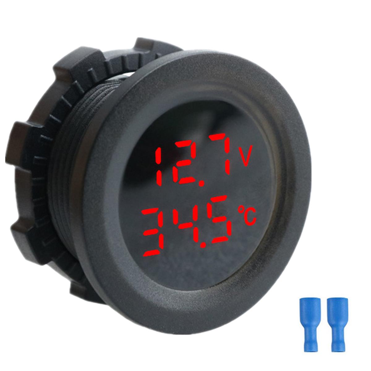 12-24 В Автомобільний круглий вольтметр температури Автоматичний тест напруги Дисплей Цифрове вимірювання для автомобіля Мотоцикл Човен Яхта Вольтметр
12-24 В Автомобільний круглий вольтметр температури Автоматичний тест напруги Дисплей Цифрове вимірювання для автомобіля Мотоцикл Човен Яхта Вольтметр