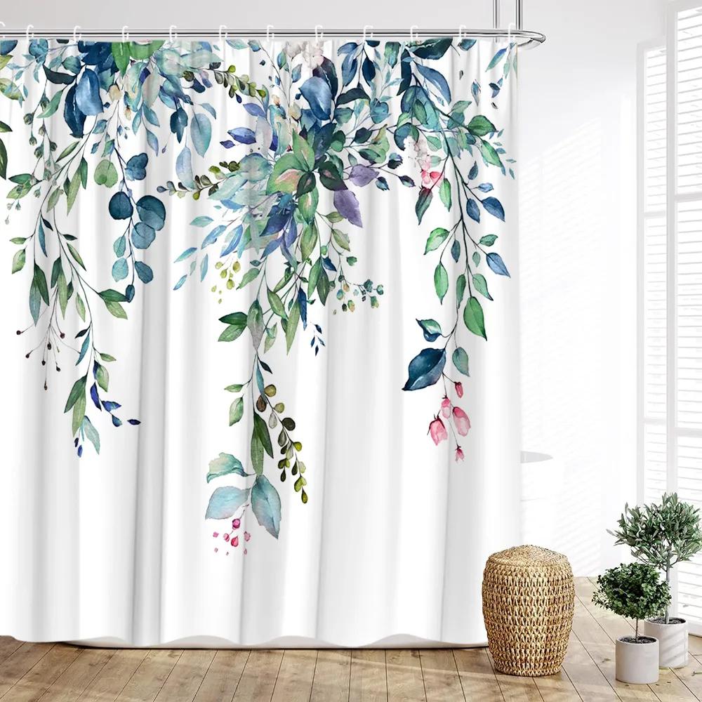 Sage Green Eucalyptus Shower Curtain, Watercolor Plant Floral Eucalyptus Leaves Fabric Shower Curtains Spring Bathroom Decor Set 90x180cm-35x70in
Sage Green Eucalyptus Shower Curtain, Watercolor Plant Floral Eucalyptus Leaves Fabric Shower Curtains Spring Bathroom Decor Set 90x180cm-35x70in