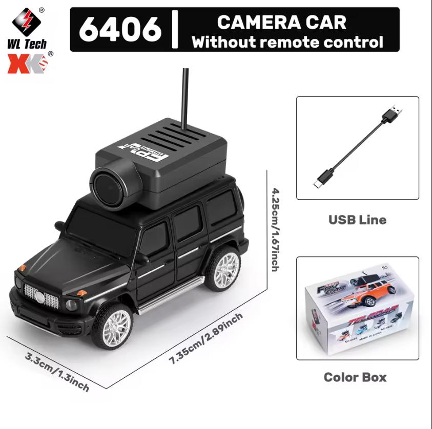 WLtoys 6406 1/64 Mini RC Car with 720P FPV Camera Wifi APP Control 2.4G Reomte Contorl Racing Vehicle Toy for Children
WLtoys 6406 1/64 Mini RC Car with 720P FPV Camera Wifi APP Control 2.4G Reomte Contorl Racing Vehicle Toy for Children