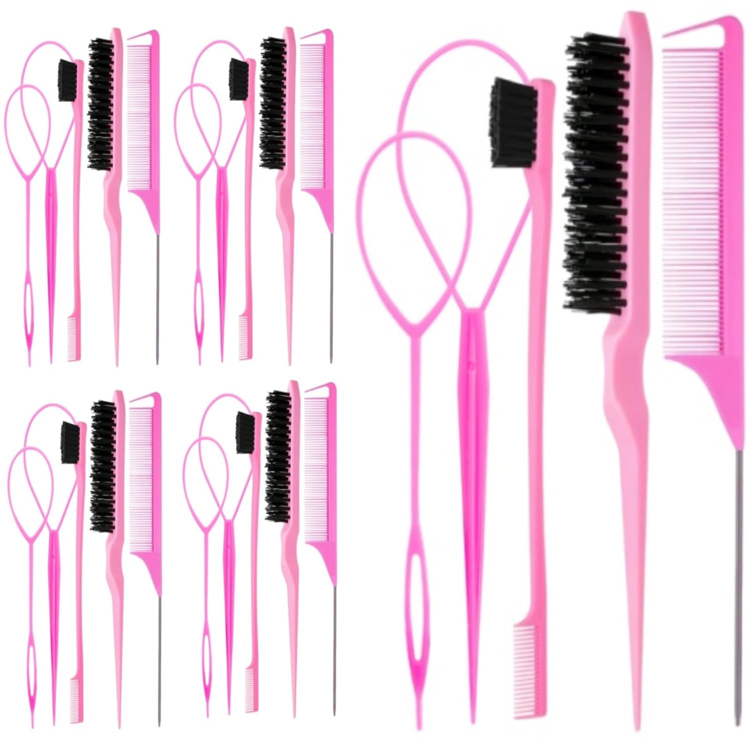 Ergonomic 6Pcs Hair Brush Comb Set Stylist Approved for Voluminous Braids Waves Free Shipping 8 pcs&1pc/set рожевий
Ergonomic 6Pcs Hair Brush Comb Set Stylist Approved for Voluminous Braids Waves Free Shipping 8 pcs&1pc/set рожевий