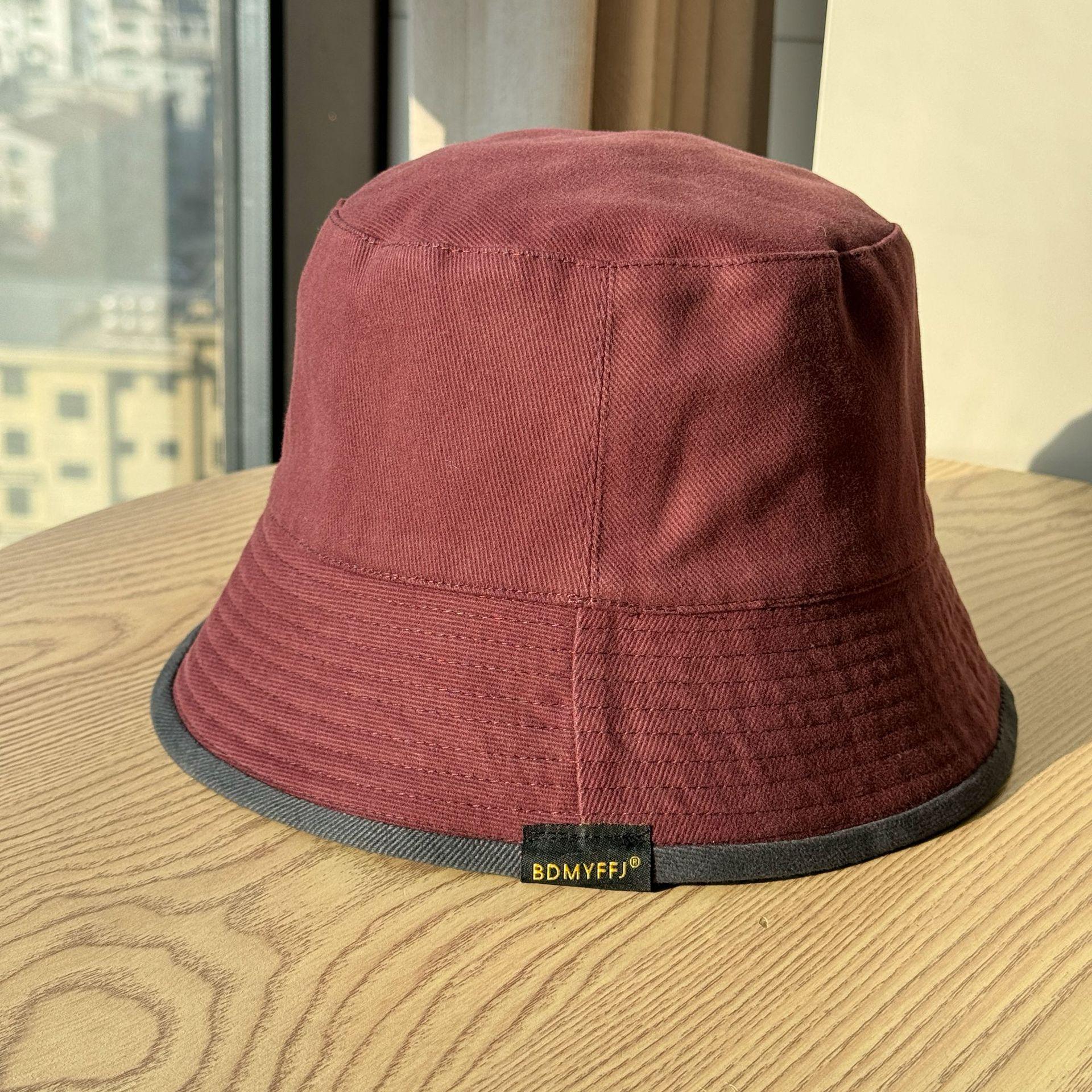 New style fisherman hat for women, casual and versatile for travel, makes the face look smaller, with a deep soft top, large head circumference Adult54-60Adjustable вина червоного кольору
New style fisherman hat for women, casual and versatile for travel, makes the face look smaller, with a deep soft top, large head circumference Adult54-60Adjustable вина червоного кольору