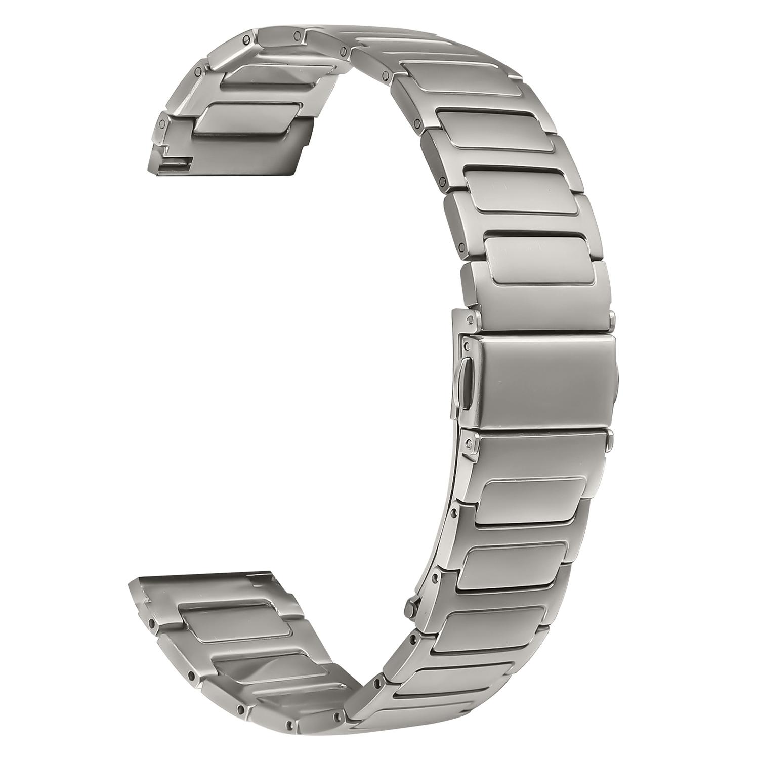 For Garmin Vivoactive 4 Watch Band Adjustable Titanium Color Stainless Steel Metal Watch Strap As shown A
For Garmin Vivoactive 4 Watch Band Adjustable Titanium Color Stainless Steel Metal Watch Strap As shown A