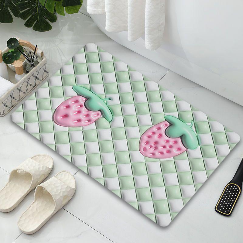 Colorful Fruit Flocking Mat Bathroom Washroom Moisture-wicking Slip-resistant Mat Home Living Room Bedroom Square Carpet 45 * 75cm
Colorful Fruit Flocking Mat Bathroom Washroom Moisture-wicking Slip-resistant Mat Home Living Room Bedroom Square Carpet 45 * 75cm