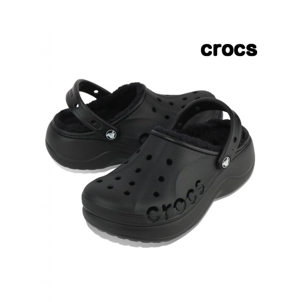 Crocs Kids Baya Platform Lined Clogs Fur Slippers Black 208708 001k 208708001K210mm W4
Crocs Kids Baya Platform Lined Clogs Fur Slippers Black 208708 001k 208708001K210mm W4
