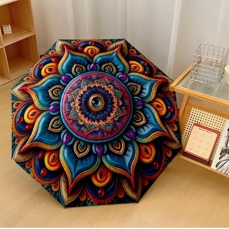 Colorful Floral Mandala 1 (2) Theme Automatic Umbrella Compact 8-Rib Design Sturdy Construction Durable Everyday Carry Umbrella Stylish Accessory
Colorful Floral Mandala 1 (2) Theme Automatic Umbrella Compact 8-Rib Design Sturdy Construction Durable Everyday Carry Umbrella Stylish Accessory