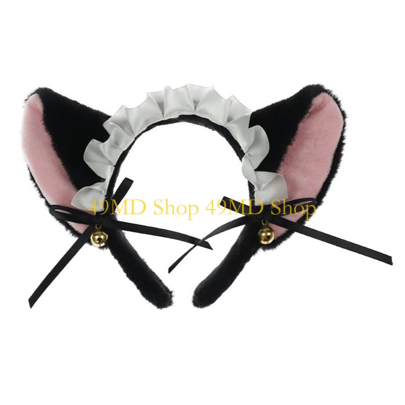 49MD Women Ear Lace Headdress with Bow Lovely Lace Ear Headband Cosplay Angel Headwear Photo Props
49MD Women Ear Lace Headdress with Bow Lovely Lace Ear Headband Cosplay Angel Headwear Photo Props