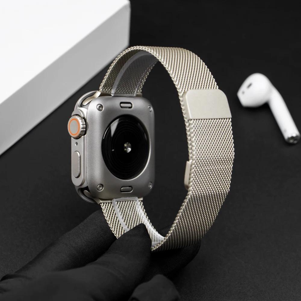 Обновление до чехла Ultra и ремешка с магнитной петлей для Apple Watch 8, 7, 45 мм, 41 мм, полная защита для iWatch 6, 5 SE, 44 мм, 40 мм, чехол 2 в 1
Обновление до чехла Ultra и ремешка с магнитной петлей для Apple Watch 8, 7, 45 мм, 41 мм, полная защита для iWatch 6, 5 SE, 44 мм, 40 мм, чехол 2 в 1