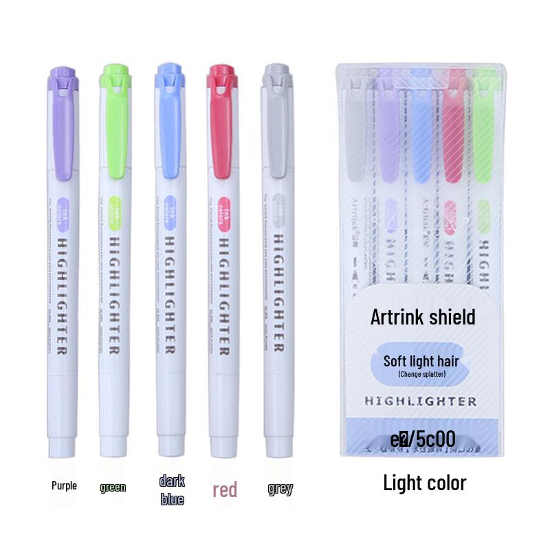 Набір двосторонніх хайлайтерів 6 кольорів для студентів та ведення щоденника
Набір двосторонніх хайлайтерів 6 кольорів для студентів та ведення щоденника