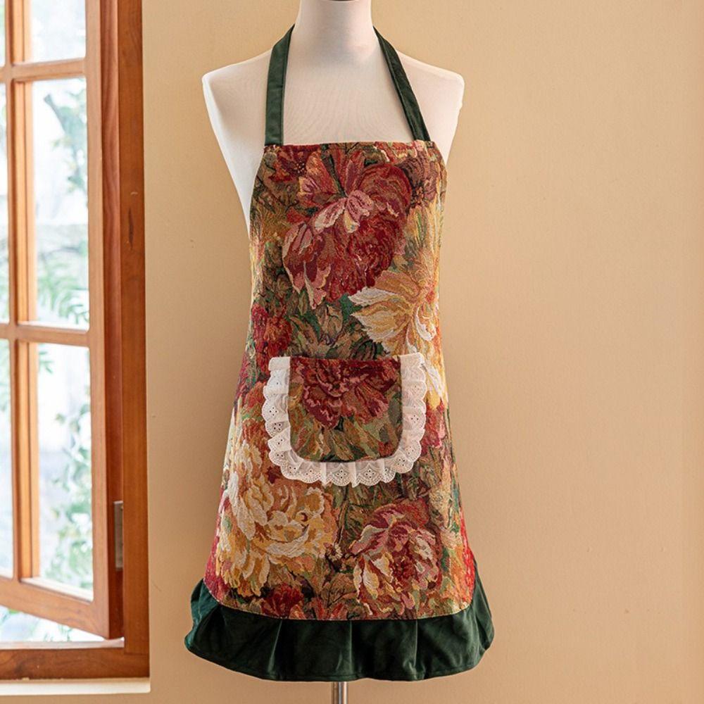 High Aesthetic Ruffled Apron Polyester Women s Apron Durable Kitchen Apron Home Style A
High Aesthetic Ruffled Apron Polyester Women s Apron Durable Kitchen Apron Home Style A