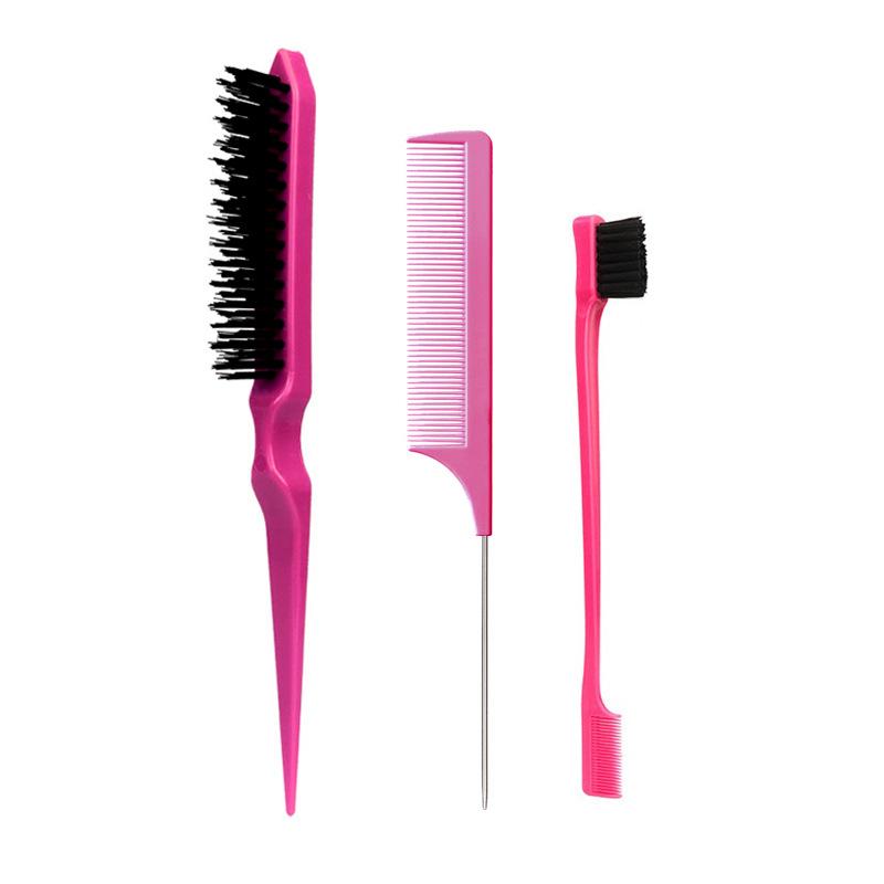 3-piece styling teasing comb triple teasing comb mouse tail comb edge brushing hair tail tool set Special for real hair wigs
3-piece styling teasing comb triple teasing comb mouse tail comb edge brushing hair tail tool set Special for real hair wigs