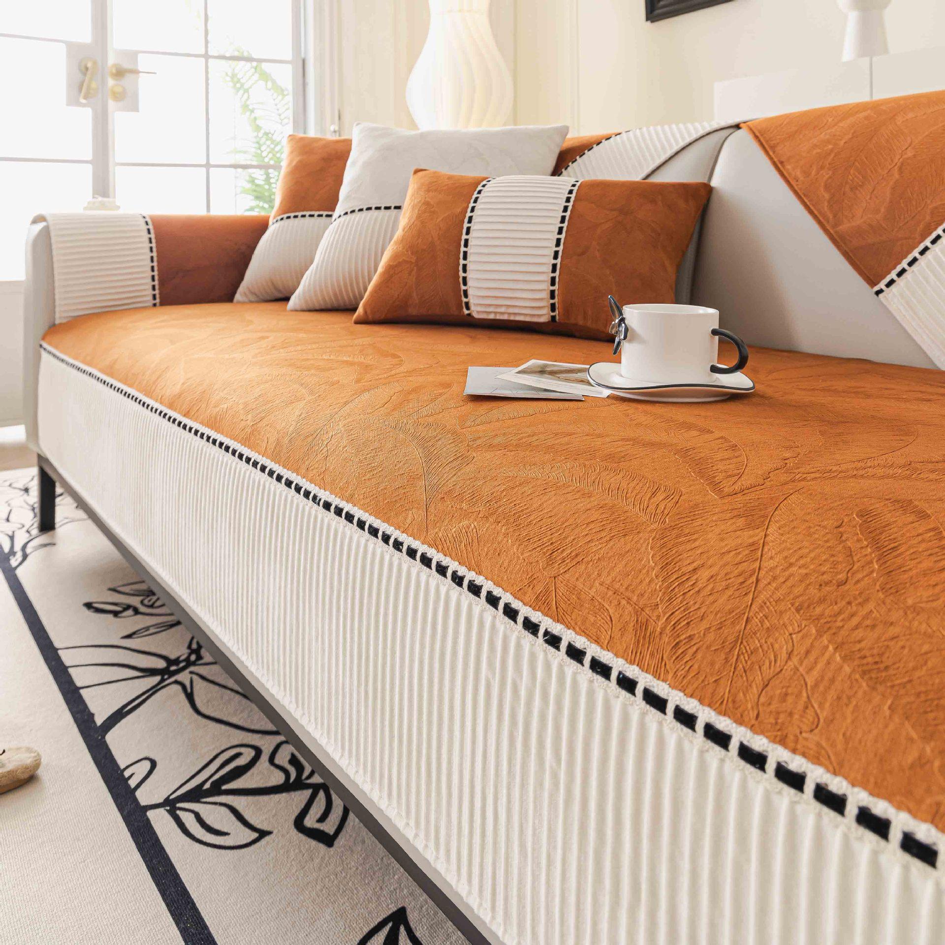 New Sofa Cushion Chenier Four-Season Universal Light Luxury High-Sense Seat Cushion Non-Slip Leather Sofa Cover Cover Cloth 70*70cm
New Sofa Cushion Chenier Four-Season Universal Light Luxury High-Sense Seat Cushion Non-Slip Leather Sofa Cover Cover Cloth 70*70cm