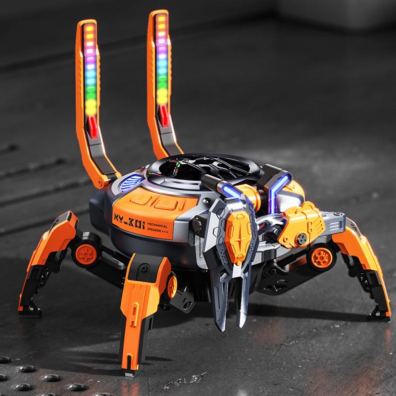 Creative Desk Crab Wireless Bluetooth Gaming Speaker Subwoofer – Trendy Desktop Decor for Home and E-sports. сірий колір/помаранчевий
Creative Desk Crab Wireless Bluetooth Gaming Speaker Subwoofer – Trendy Desktop Decor for Home and E-sports. сірий колір/помаранчевий