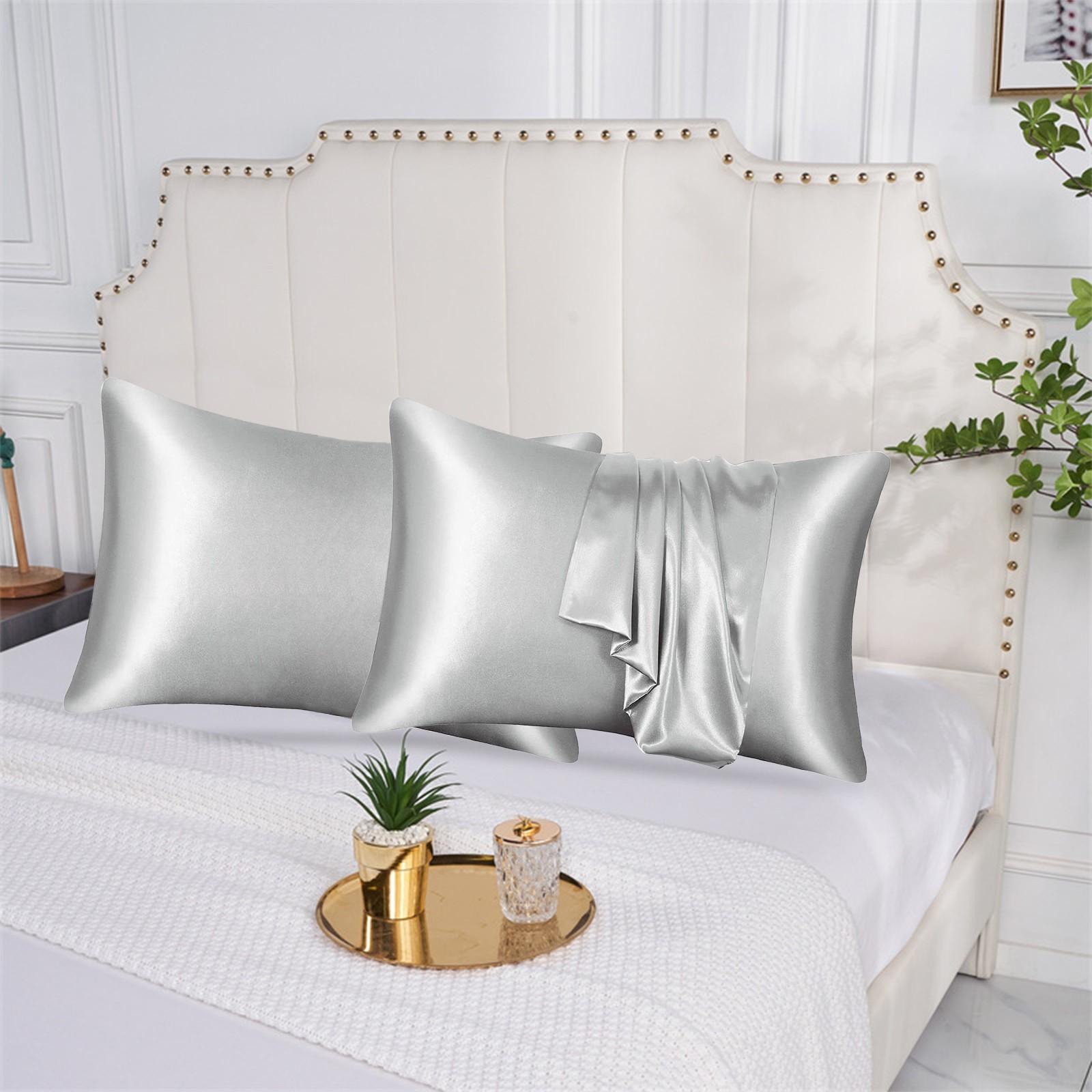 2PCS Satin Silk Pillowcase Home Bedding Smoothy Cushion Cover For Sofa Bed Solid Color Rectangle Throw Pillow Cases 50*102cm D серый
2PCS Satin Silk Pillowcase Home Bedding Smoothy Cushion Cover For Sofa Bed Solid Color Rectangle Throw Pillow Cases 50*102cm D серый