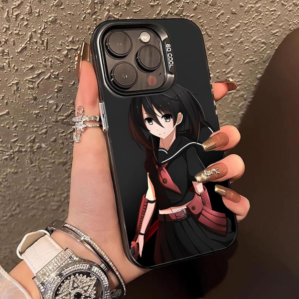 Akame Kurome Translucent Mobile Phone Case for iPhone 17 16 15 14 13 12 11 X XR XS Air Pro Max Plus Colorful Cover iPhone X
Akame Kurome Translucent Mobile Phone Case for iPhone 17 16 15 14 13 12 11 X XR XS Air Pro Max Plus Colorful Cover iPhone X