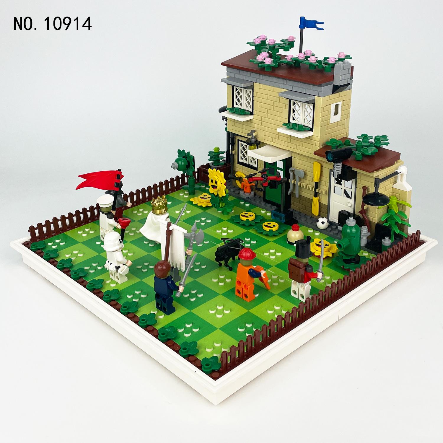 MOC Plant Town Defense Battle Chessboard Building Block Toy
MOC Plant Town Defense Battle Chessboard Building Block Toy