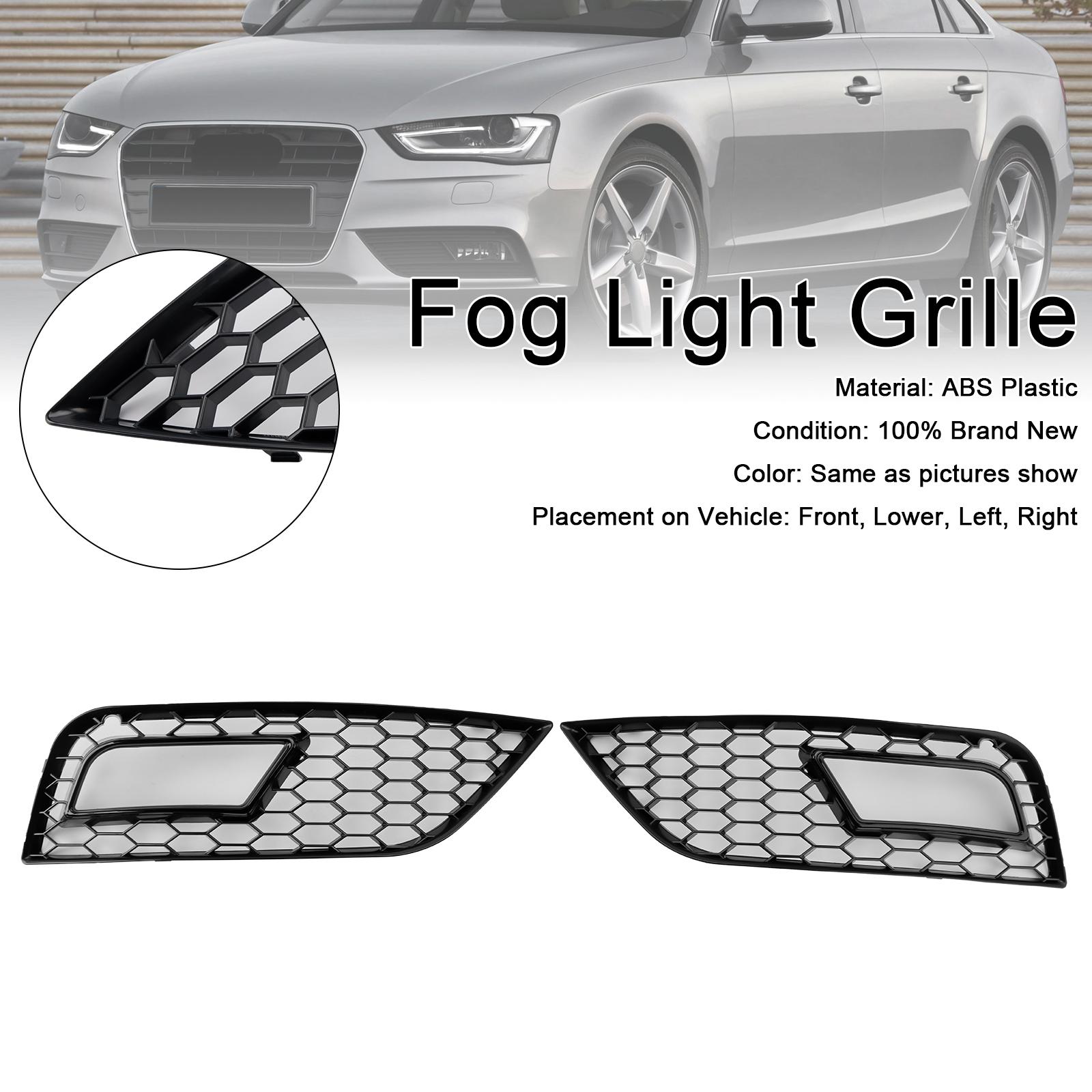 Black Honeycomb Fog Light Cover Fit A4 B8.5 2013-2015 Standard Bumper
Black Honeycomb Fog Light Cover Fit A4 B8.5 2013-2015 Standard Bumper