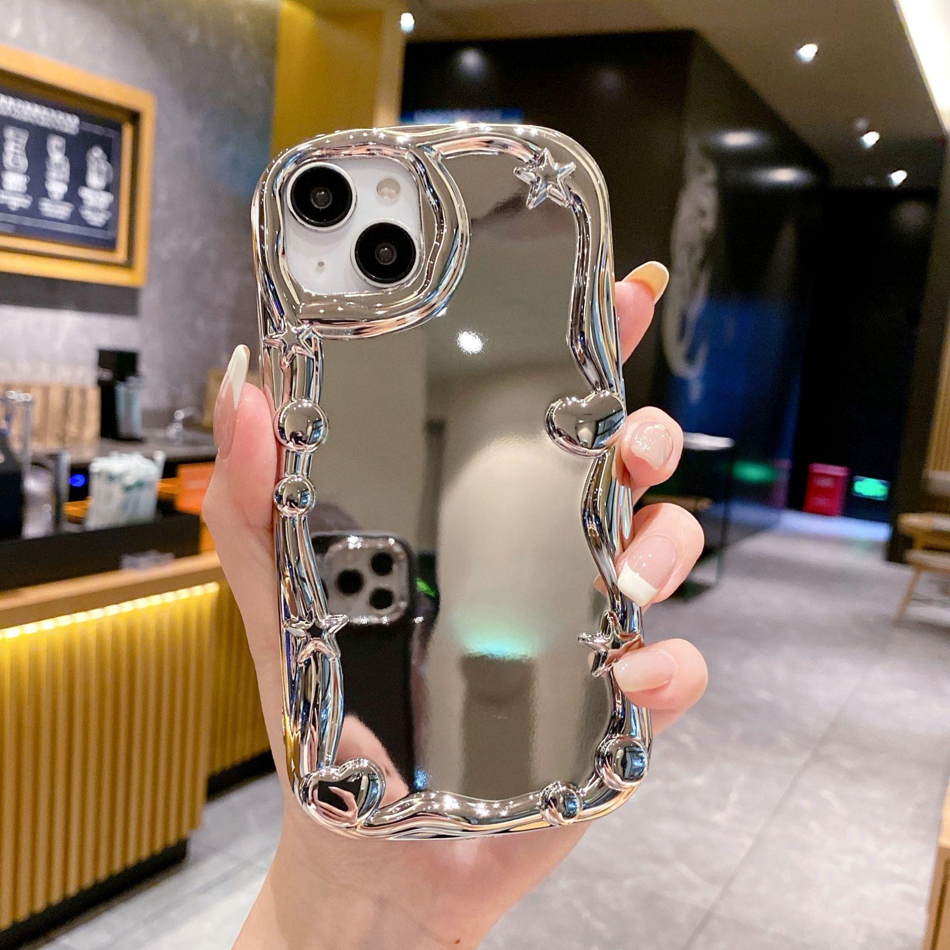 Подходит для Apple 16 Трехмерное зеркало Чехол для мобильного телефона IPhone 11 Креативный корейский Гальванизированный мягкий чехол XR Волнозащитный чехол Apple 7P/8P
Подходит для Apple 16 Трехмерное зеркало Чехол для мобильного телефона IPhone 11 Креативный корейский Гальванизированный мягкий чехол XR Волнозащитный чехол Apple 7P/8P